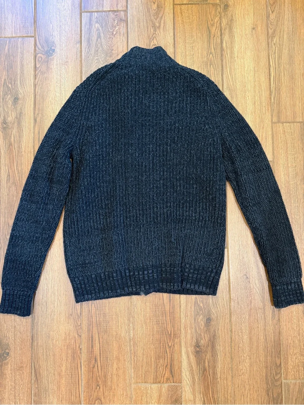 Banana Republic Men's Full-Zip Knit Sweater - Black / large / new